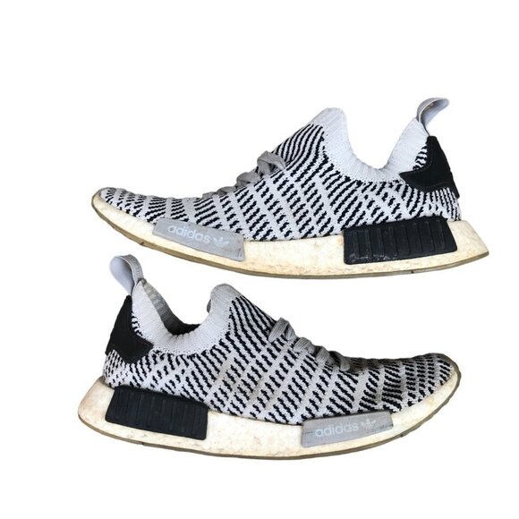 2017 Adidas NMD R1 STLT Grey Black Size 9.5 - Picture 6 of 10